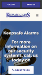 Mobile Screenshot of keepsafealarms.ie